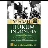 Image of Sejarah hukum Indonesia : Seri Sejarah Hukum