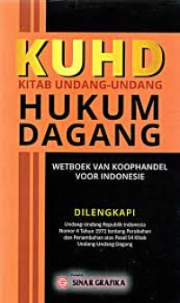 Image of Kitab undang-undang hukum dagang : KUHD = wetboek van koophandel voor Indonesie