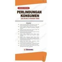 Image of Undang-undang perlindungan konsumen (UU RI No. 8 tahun 1999)