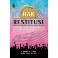 Image of Hak restitusi terhadap korban tindak pidana perdagangan orang