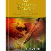 Image of PERSEROAN TERBATAS (Yang Tertutup) BERDASARKAN U.U. NO. 40 TAHUN 2007 Bagian Pertama