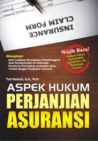 Image of Aspek hukum perjanjian asuransi