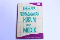 Image of Beberapa permasalahan hukum dan medik