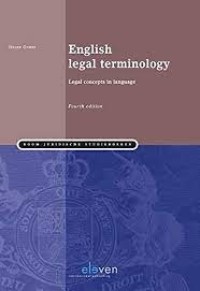 Image of English legal terminology