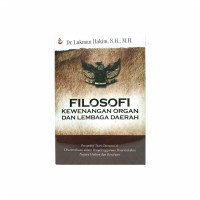 Image of Filosofi kewenangan organ dan lembaga daerah
