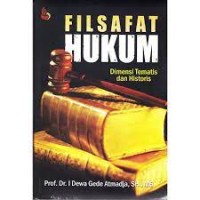 Image of Filsafat hukum : dimensi tematis dan historis