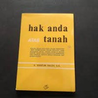 Image of Hak anda atas tanah