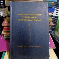 Image of Himpunan peraturan perundang pendaftaran tanah