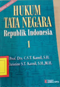 Image of Hukum tata negara republik indonesia 1
