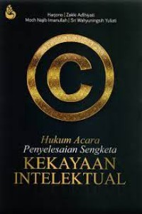 Image of Hukum acara penyelesaian sengketa kekayaan intelektual