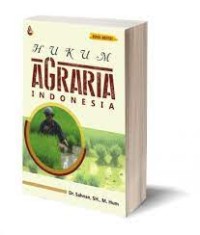 Image of Hukum agraria Indonesia