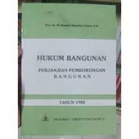 Image of Hukum bangunan perjanjian pemborongan bangunan