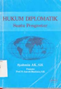 Image of Hukum diplomatik : suatu pengantar