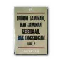 Image of Hukum Jaminan, hak jaminan kebendaan, hak tanggungan : Buku 2