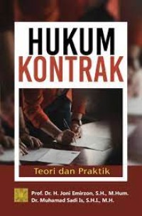 Image of Hukum kontrak teori dan praktik