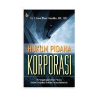Image of Hukum pidana korporasi