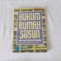 Image of Hukum rumah susun : suatu bekal pengantar pemahaman