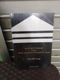 Image of Jual beli tanah dan pencatatan peralihan hak