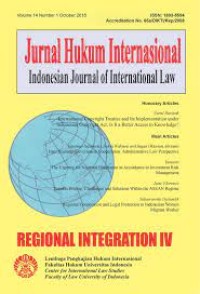 Image of Jurnal hukum internasional