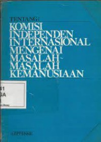 Image of Komisi independen internasional mengenai masalah - masalah kemanusiaan