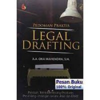 Image of Pedoman praktis legal drafting