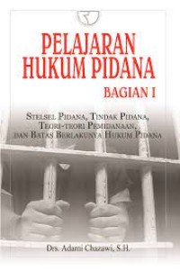Image of Pelajaran hukum pidana 1