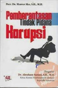 Image of Pemberantasan tindak pidana korupsi
