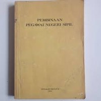 Image of Pembinaan pegawai negeri sipil