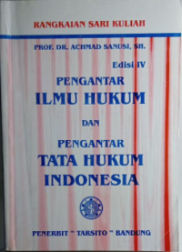 Image of Pengantar ilmu hukum dan tata hukum indonesia