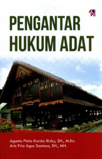 Image of Pengantar hukum adat