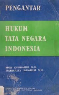 Image of Pengantar hukum tata negara Indonesia
