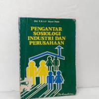 Image of Pengantar sosiologi industri dan perusahaan