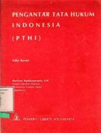 Image of Pengantar tata hukum indonesia (PTHI)
