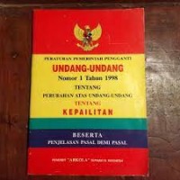 Image of Peraturan pemerintah pengganti undang-undang nomor 1 tahun 2016 tentang perubahan kedua atas undang-undang R,I nomor 23tahun 2002 tentang perlindungan anak