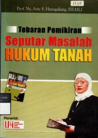 Image of Tebaran pemikiran seputar masalah hukum tanah