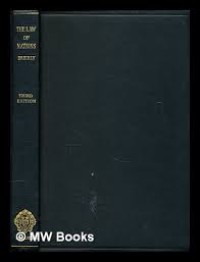 Image of The law of nations : an introducion to the international law of peace