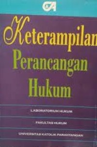 Image of Keterampilan perancangan hukum