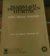 Image of Masalah penegakan hukum : suatu tinjauan sosiologis